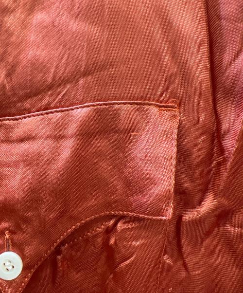 DAIRIKU（ダイリク）DAIRIKU (ダイリク) サテンシャツ オレンジ サイズ:Mの古着・服飾アイテム