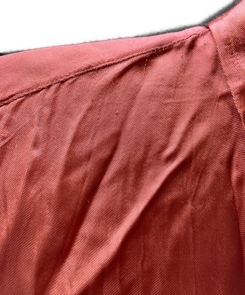 DAIRIKU（ダイリク）DAIRIKU (ダイリク) サテンシャツ オレンジ サイズ:Mの古着・服飾アイテム
