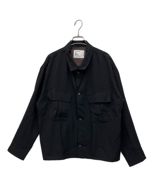 MONKEY TIME（モンキータイム）MONKEY TIME (モンキータイム) PE TRO CROPPED FATIGUE クロップドシャツ ブラック サイズ:1の古着・服飾アイテム
