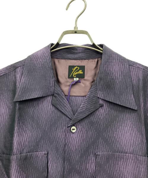 Needles（ニードルズ）Needles (ニードルズ) オープンカラーシャツ パープル サイズ:Mの古着・服飾アイテム