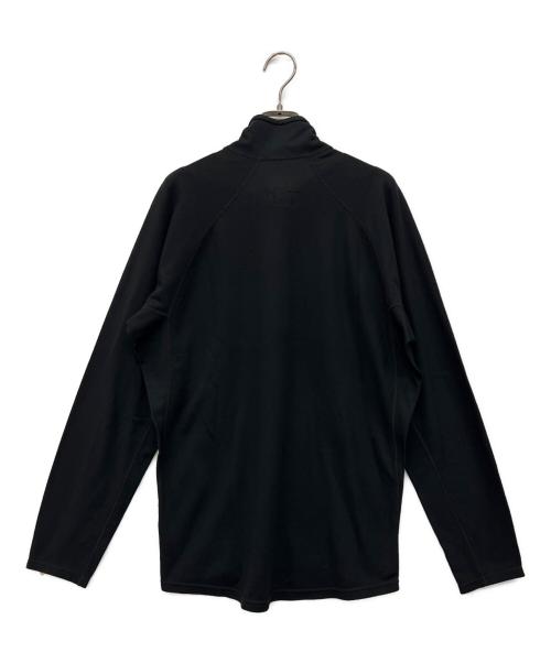 Patagonia（パタゴニア）Patagonia (パタゴニア) ハーフジップ長袖カットソー ブラック サイズ:Lの古着・服飾アイテム