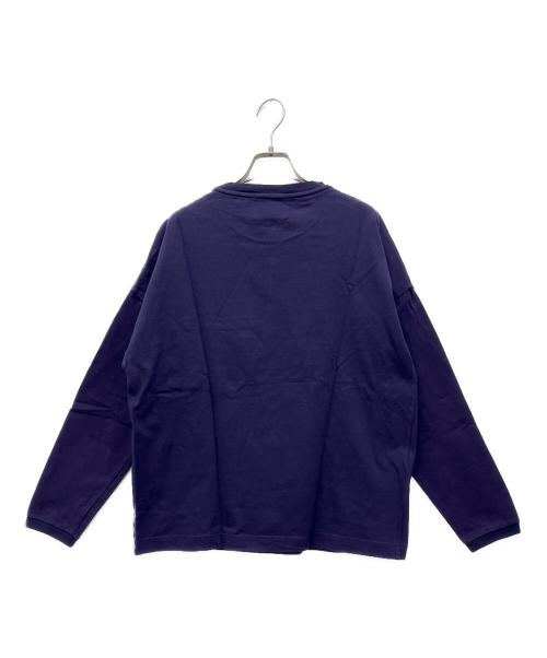 Traditional Weatherwear（トラディショナルウェザーウェア）Traditional Weatherwear (トラディショナルウェザーウェア) BIG FRONT POCKT LONG SLEEVE パープル サイズ:Ｌの古着・服飾アイテム