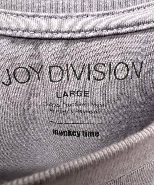 MONKEY TIME（モンキータイム）MONKEY TIME (モンキータイム) Joy Division (ジョイディビジョン) プリントTシャツ パープル サイズ:Lの古着・服飾アイテム