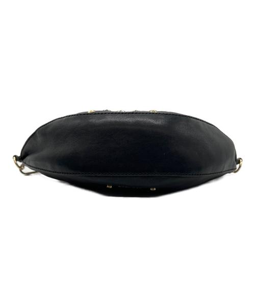 JIMMY CHOO（ジミーチュウ）JIMMY CHOO (ジミーチュウ) スタースタッズショルダーバッグ ブラックの古着・服飾アイテム