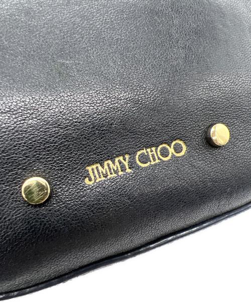 JIMMY CHOO（ジミーチュウ）JIMMY CHOO (ジミーチュウ) スタースタッズショルダーバッグ ブラックの古着・服飾アイテム