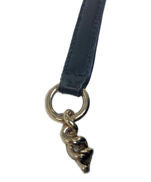 JIMMY CHOO（ジミーチュウ）JIMMY CHOO (ジミーチュウ) スタースタッズショルダーバッグ ブラックの古着・服飾アイテム