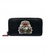 Christian Louboutinクリスチャン・ルブタン）の古着「長財布」｜ブラック