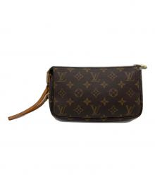 LOUIS VUITTON（ルイ ヴィトン）の古着「アクセサリーポーチ　ポシェット・アクセソワール　モノグラム」｜ブラウン