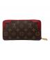 LOUIS VUITTON (ルイ ヴィトン) ラウンドファスナー財布 ジッピー ウォレット モノグラム・レティーロ ブラウン：26000円