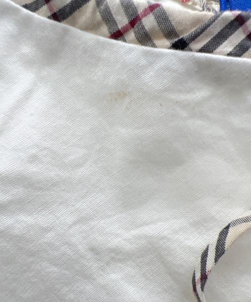 BURBERRY BLUE LABEL（バーバリー ブルー レーベル）BURBERRY BLUE LABEL (バーバリー ブルー レーベル) ノースリーブブラウス ホワイト サイズ:38の古着・服飾アイテム
