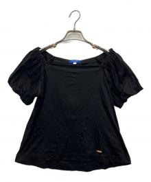 BLUE LABEL CRESTBRIDGE（ブルーレーベルクレストブリッジ）の古着「半袖カットソー」｜ブラック