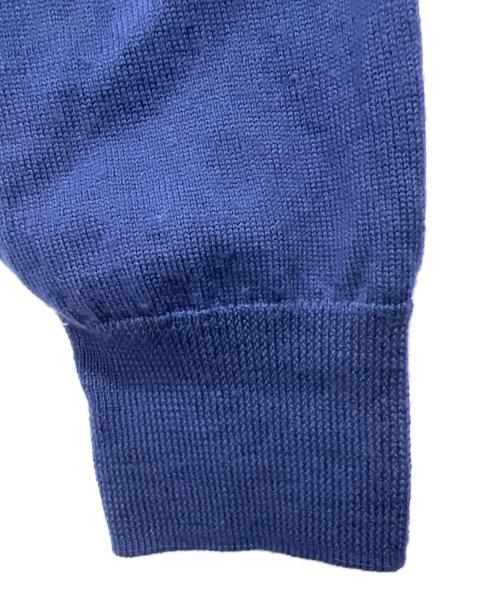 URBAN RESEARCH DOORS（アーバンリサーチドアーズ）URBAN RESEARCH DOORS (アーバンリサーチドアーズ) 薄手ニット ネイビー サイズ:Mの古着・服飾アイテム