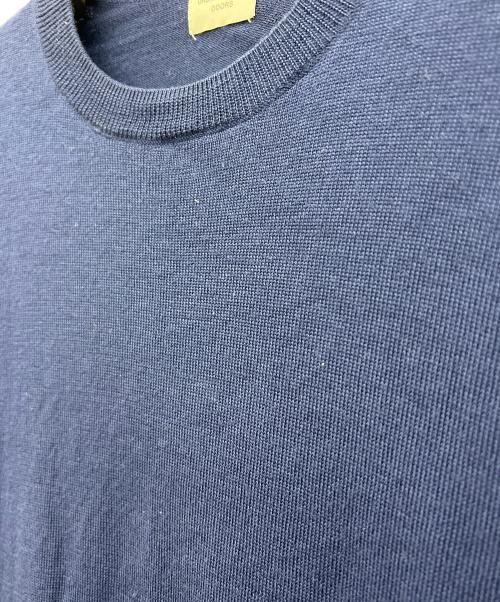 URBAN RESEARCH DOORS（アーバンリサーチドアーズ）URBAN RESEARCH DOORS (アーバンリサーチドアーズ) 薄手ニット ネイビー サイズ:Mの古着・服飾アイテム