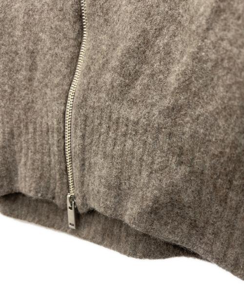 STUDIOUS（ステュディオス）STUDIOUS (ステュディオス) ジップカーディガン グレー サイズ:Freeの古着・服飾アイテム