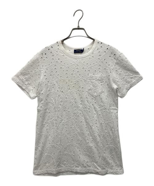 POLO RALPH LAUREN（ポロ・ラルフローレン）POLO RALPH LAUREN (ポロ・ラルフローレン) 半袖カットソー ホワイト サイズ:XSの古着・服飾アイテム