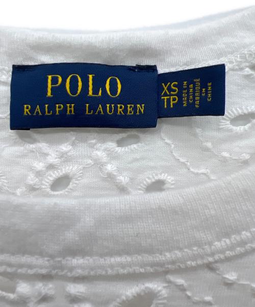 POLO RALPH LAUREN（ポロ・ラルフローレン）POLO RALPH LAUREN (ポロ・ラルフローレン) 半袖カットソー ホワイト サイズ:XSの古着・服飾アイテム