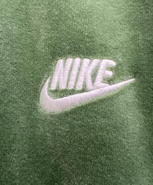 NIKE（ナイキ）NIKE (ナイキ) ベロアトラックジャケット グリーン サイズ:Mの古着・服飾アイテム