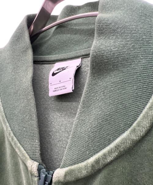 NIKE（ナイキ）NIKE (ナイキ) ベロアトラックジャケット グリーン サイズ:Mの古着・服飾アイテム