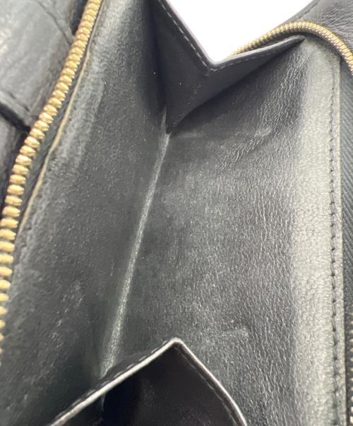 BOTTEGA VENETA（ボッテガベネタ）BOTTEGA VENETA (ボッテガベネタ) 2つ折り財布 ブラックの古着・服飾アイテム