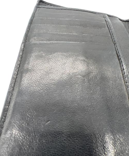 BOTTEGA VENETA（ボッテガベネタ）BOTTEGA VENETA (ボッテガベネタ) 2つ折り財布 ブラックの古着・服飾アイテム