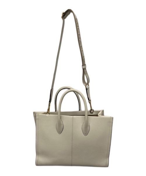 MICHAEL KORS（マイケルコース）MICHAEL KORS (マイケルコース) トートバッグ ホワイトの古着・服飾アイテム