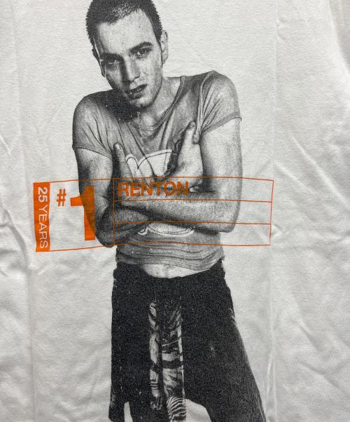 Stylorouge（スタイロルージュ）Stylorouge (スタイロルージュ) trainspotting RENTON 半袖カットソー ホワイト サイズ:Lの古着・服飾アイテム