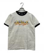 NOWHEREBOYノーウェアボーイ）の古着「リンガーTシャツ」｜ホワイト×ブラック