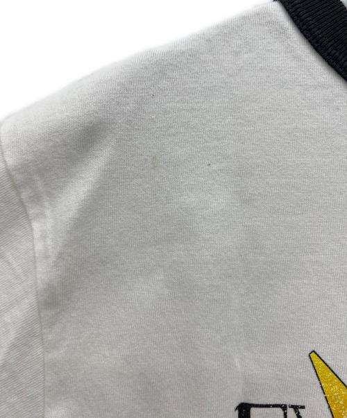NOWHEREBOY（ノーウェアボーイ）NOWHEREBOY (ノーウェアボーイ) リンガーTシャツ ホワイト×ブラック サイズ:Mの古着・服飾アイテム