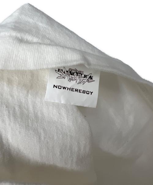 NOWHEREBOY（ノーウェアボーイ）NOWHEREBOY (ノーウェアボーイ) リンガーTシャツ ホワイト×ブラック サイズ:Mの古着・服飾アイテム