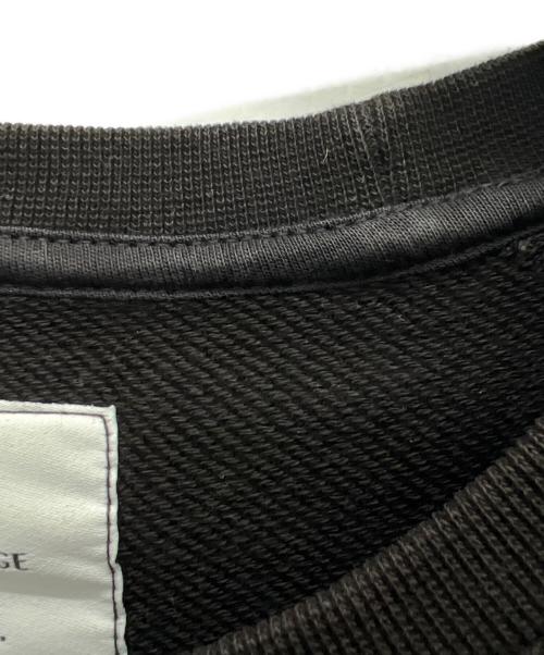 ARMANI EXCHANGE（アルマーニ エクスチェンジ）ARMANI EXCHANGE (アルマーニ エクスチェンジ) ロゴスウェット ブラック サイズ:XSの古着・服飾アイテム