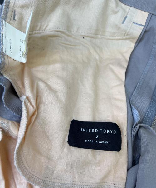 UNITED TOKYO（ユナイテッドトーキョー）UNITED TOKYO (ユナイテッドトーキョー) ワイドパンツ グレー サイズ:2の古着・服飾アイテム