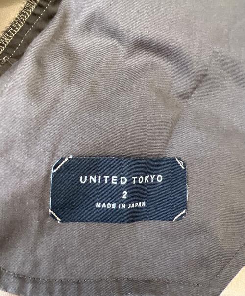 UNITED TOKYO（ユナイテッドトーキョー）UNITED TOKYO (ユナイテッドトーキョー) タックパンツ ベージュ サイズ:2の古着・服飾アイテム