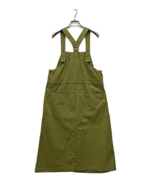 URCH RNA（アールエヌエー）URCH RNA (アールエヌエー) ジャンパースカート オリーブ サイズ:Mの古着・服飾アイテム