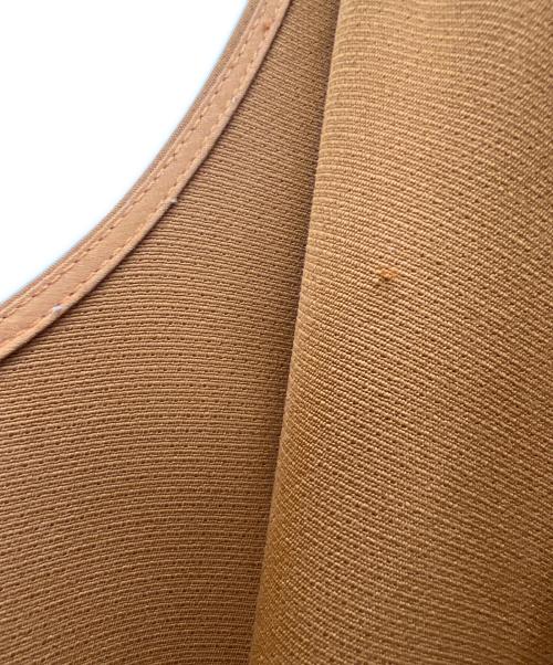 CLANE（クラネ）CLANE (クラネ) ランタンスリーブフレアワンピース ブラウン サイズ:１の古着・服飾アイテム