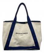 BALENCIAGAバレンシアガ）の古着「トートバッグ」｜アイボリー×ネイビー