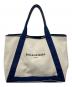 BALENCIAGA（バレンシアガ）の古着「トートバッグ」｜アイボリー×ネイビー