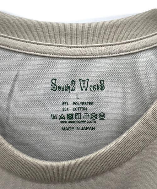 South2 West8（サウスツー ウエストエイト）South2 West8 (サウスツー ウエストエイト) Tシャツ ベージュ サイズ:Lの古着・服飾アイテム