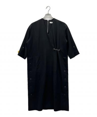 【新品未使用】UJOH ブラック　アシンメトリー 半袖トップス 中古・古着通販】Ujoh (ウジョー) 半袖ワンピース ブラック サイズ:2