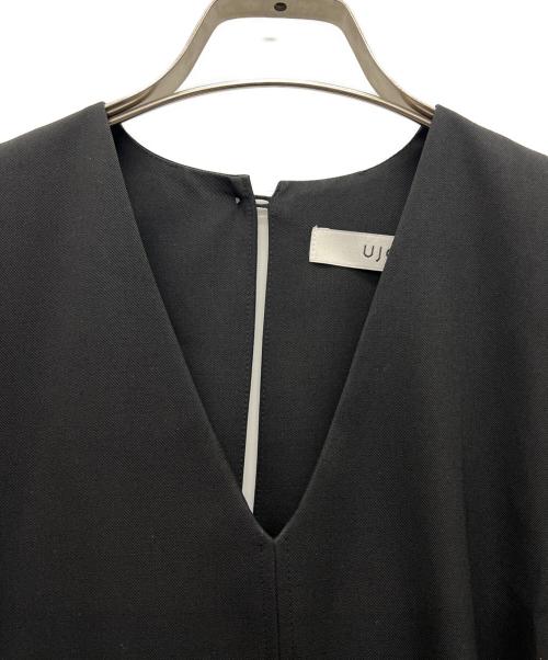 Ujoh（ウジョー）Ujoh (ウジョー) 半袖ワンピース ブラック サイズ:2の古着・服飾アイテム