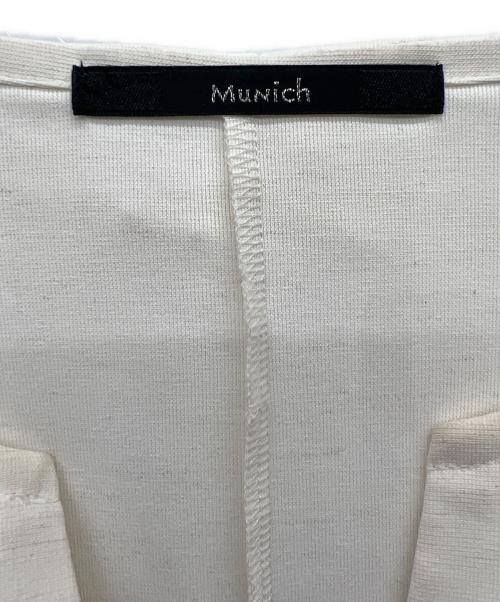 Munich（ミューニック）Munich (ミューニック) ノースリーブワンピース ホワイト サイズ:0Sの古着・服飾アイテム