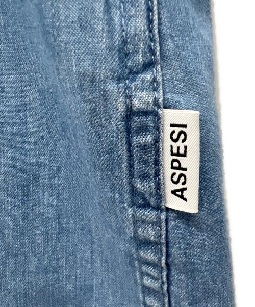 ASPESI（アスペジ）ASPESI (アスペジ) バンドカラーシャツ ブルー サイズ:ｰの古着・服飾アイテム