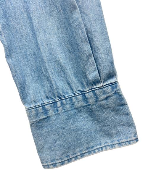 ASPESI（アスペジ）ASPESI (アスペジ) バンドカラーシャツ ブルー サイズ:ｰの古着・服飾アイテム