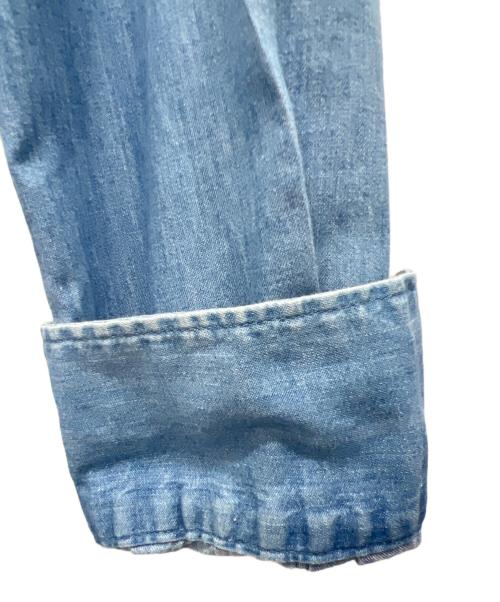 ASPESI（アスペジ）ASPESI (アスペジ) バンドカラーシャツ ブルー サイズ:ｰの古着・服飾アイテム