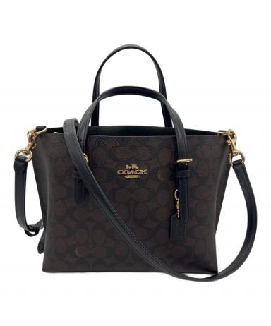 中古・古着通販】COACH (コーチ) 2WAYショルダーバッグ ブラウン