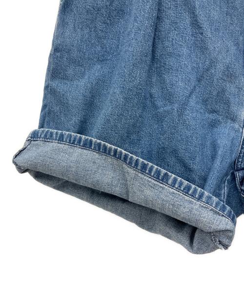 POLO RALPH LAUREN（ポロ・ラルフローレン）POLO RALPH LAUREN (ポロ・ラルフローレン) ツータックデニムハーフパンツ ブルー サイズ:38の古着・服飾アイテム