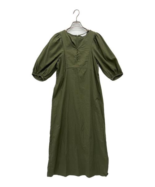 La TOTALITE（ラ ト―タリテ）La TOTALITE (ラ ト―タリテ) 半袖ワンピース グリーン サイズ:36の古着・服飾アイテム