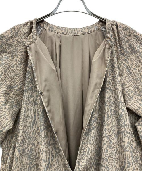 Omekashi（オメカシ）Omekashi (オメカシ) スキッパーティアードワンピース ブラウン サイズ:36の古着・服飾アイテム