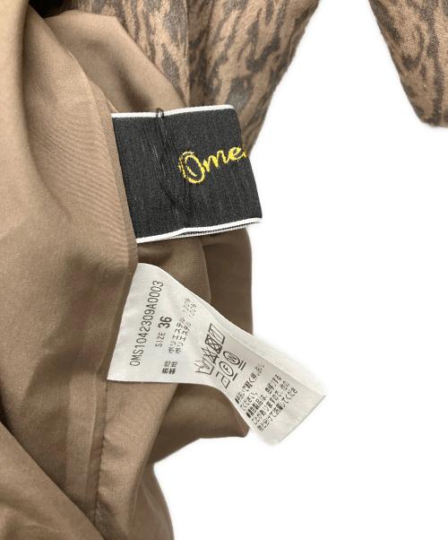 Omekashi（オメカシ）Omekashi (オメカシ) スキッパーティアードワンピース ブラウン サイズ:36の古着・服飾アイテム