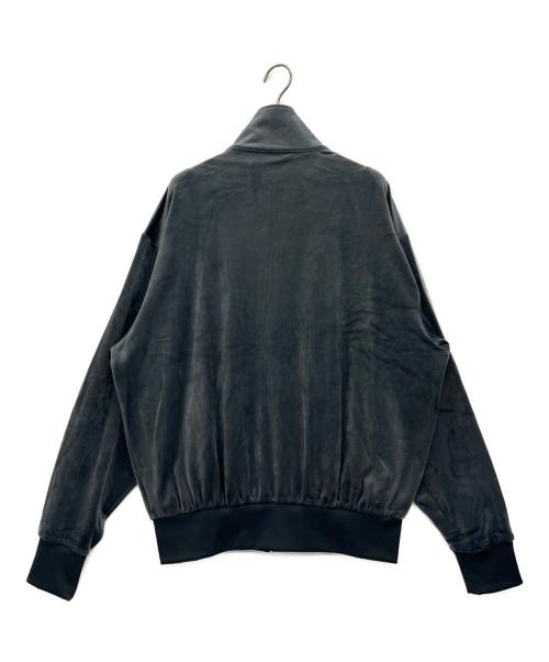 adidas（アディダス）adidas (アディダス) ベロアトラックジャケット グレー サイズ:XLの古着・服飾アイテム