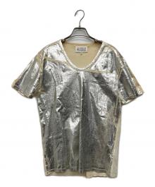 Maison Margiela（メゾンマルジェラ）の古着「半袖カットソー」｜グレー×アイボリー